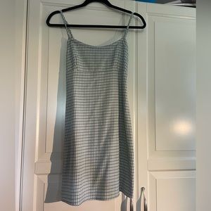 Brandy Melville Green Plaid Dress